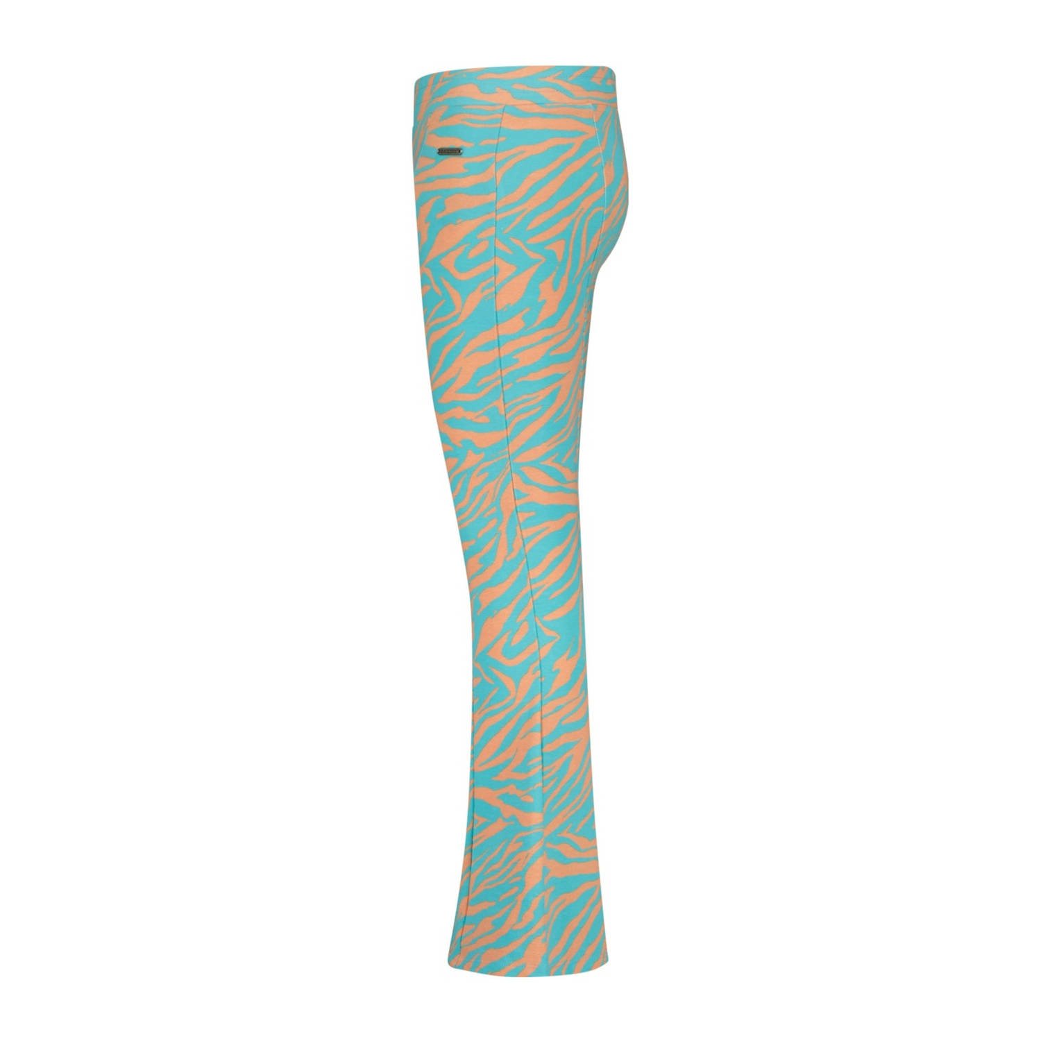 Raizzed flared legging turquoise