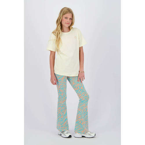 Raizzed flared legging turquoise afbeelding