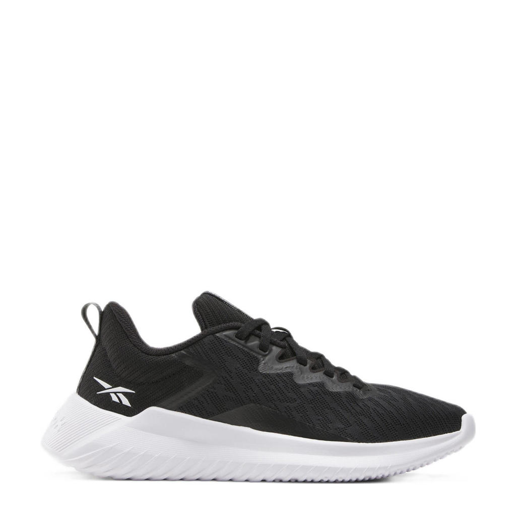 Zwarte dames Reebok Fluxlite II fitness schoenen van mesh-pu/voering: mesh/voetbed: eva met veters