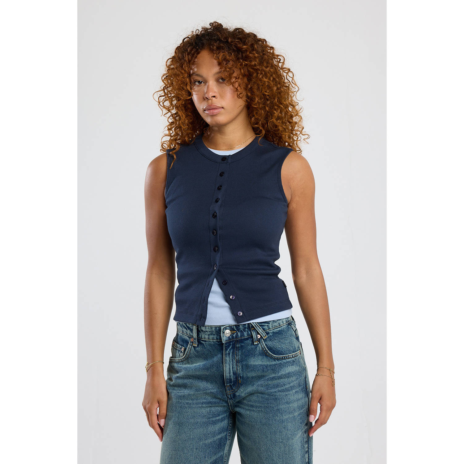 America Today top donkerblauw