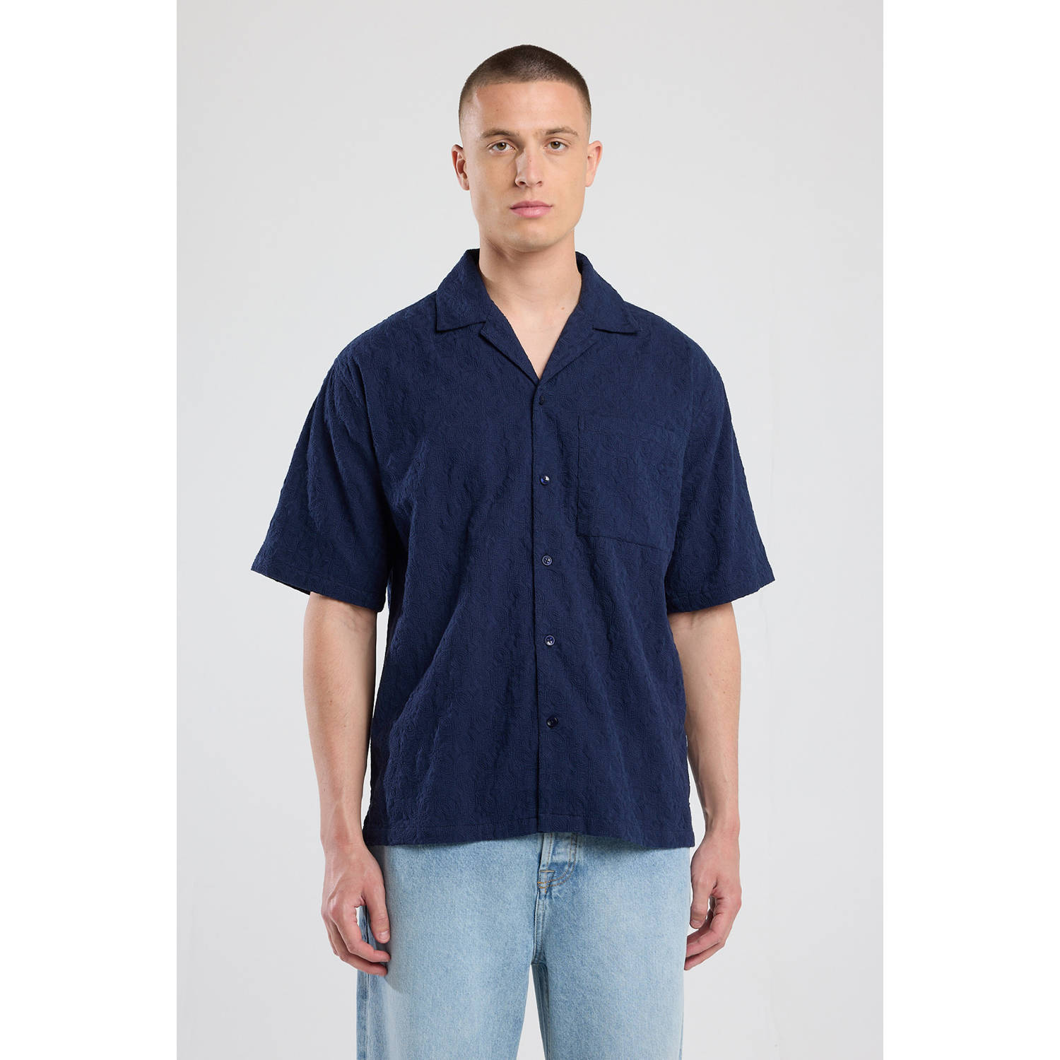America Today casual overhemd blauw
