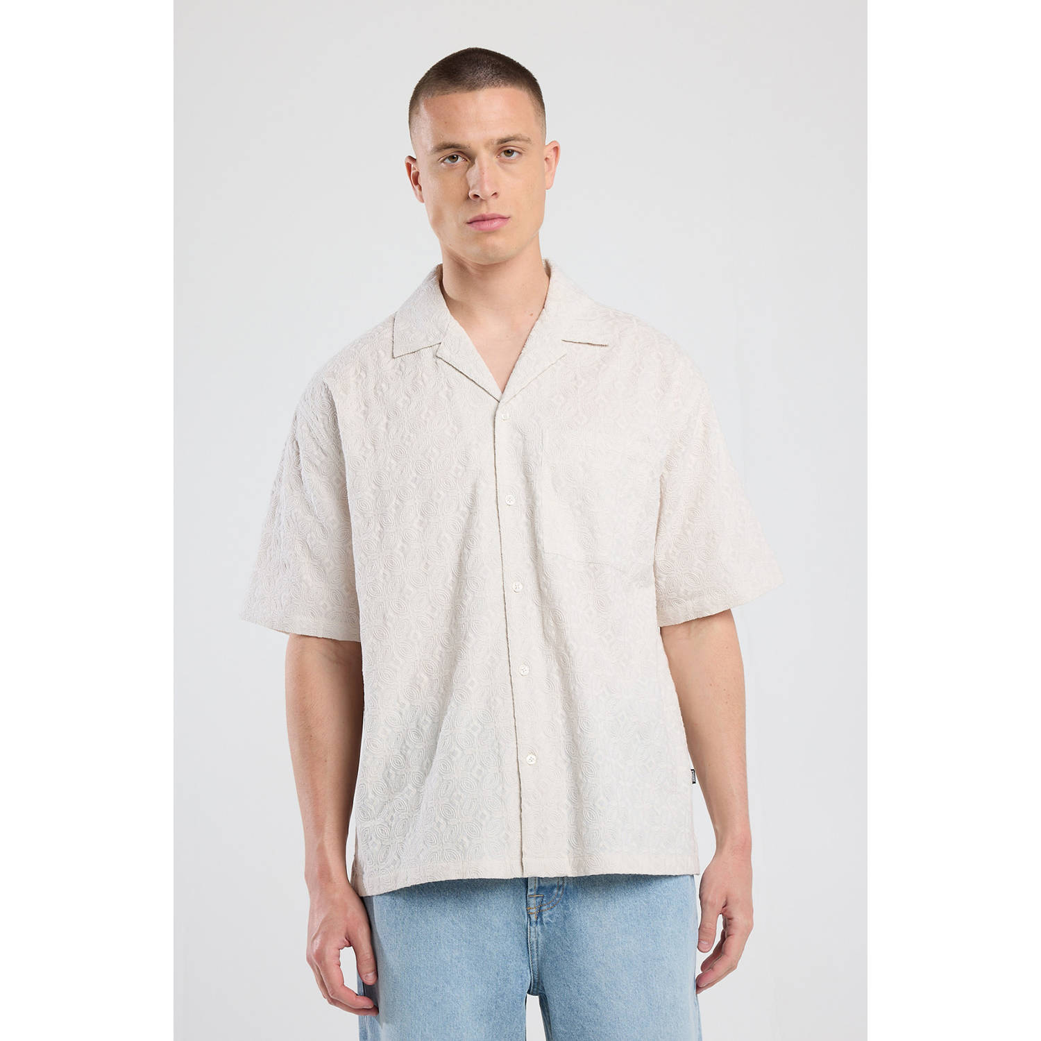 America Today casual overhemd beige