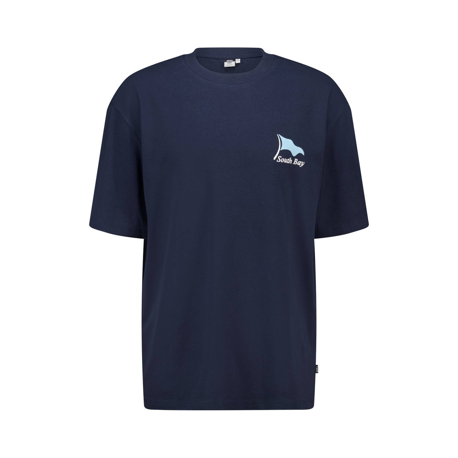 America Today T-shirt donkerblauw