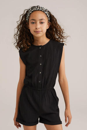 zwart straight playsuit