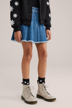 denim spijkerrok medium blue denim