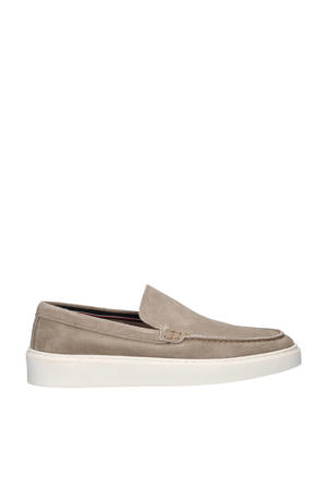   suède loafers beige