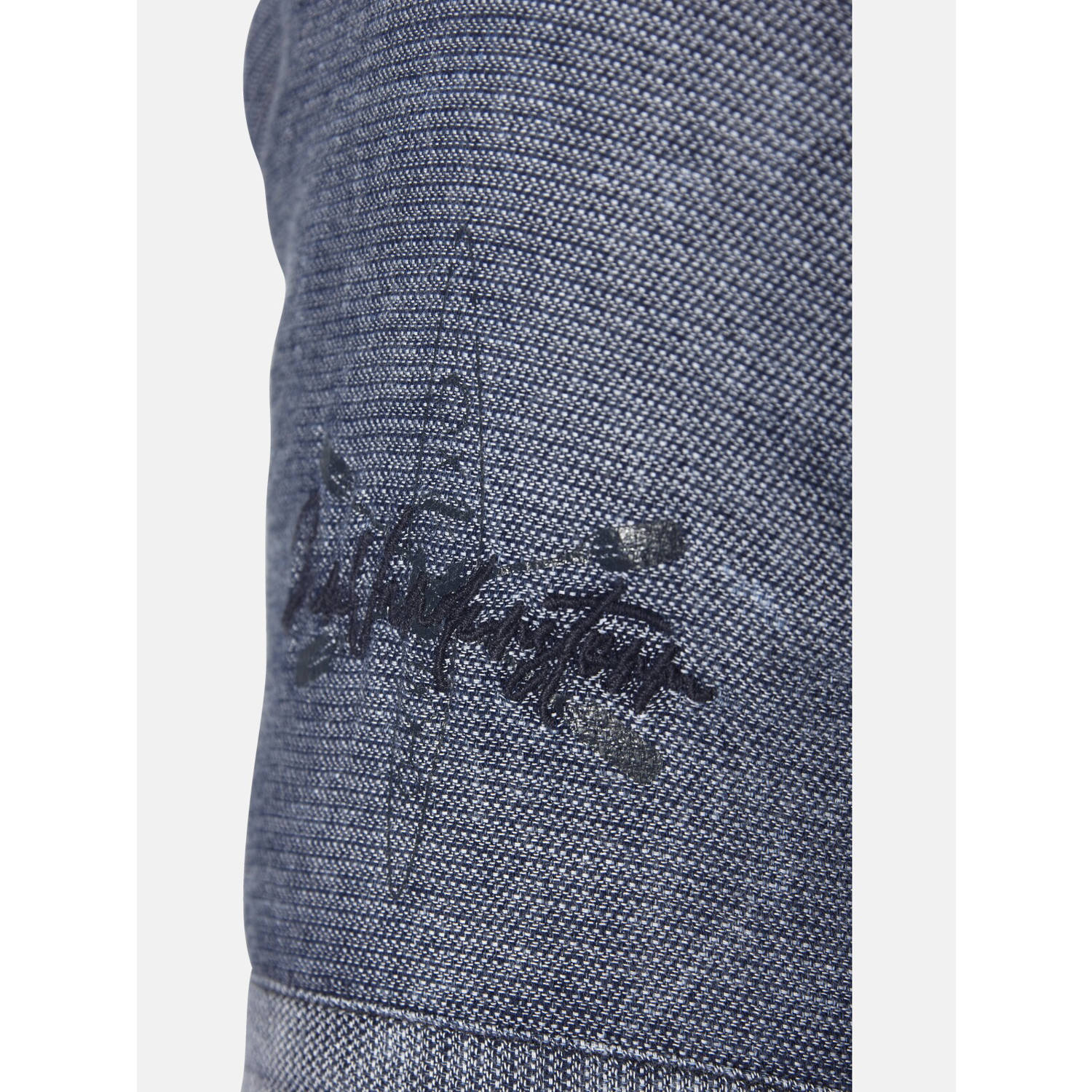 Jan Vanderstorm +FIT Collectie casual overhemd BRYNGUR Plus Size blauw