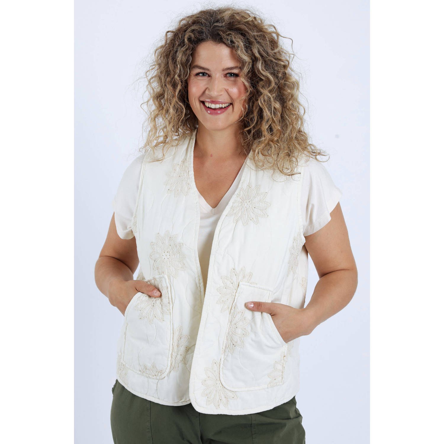 Paprika gilet ecru