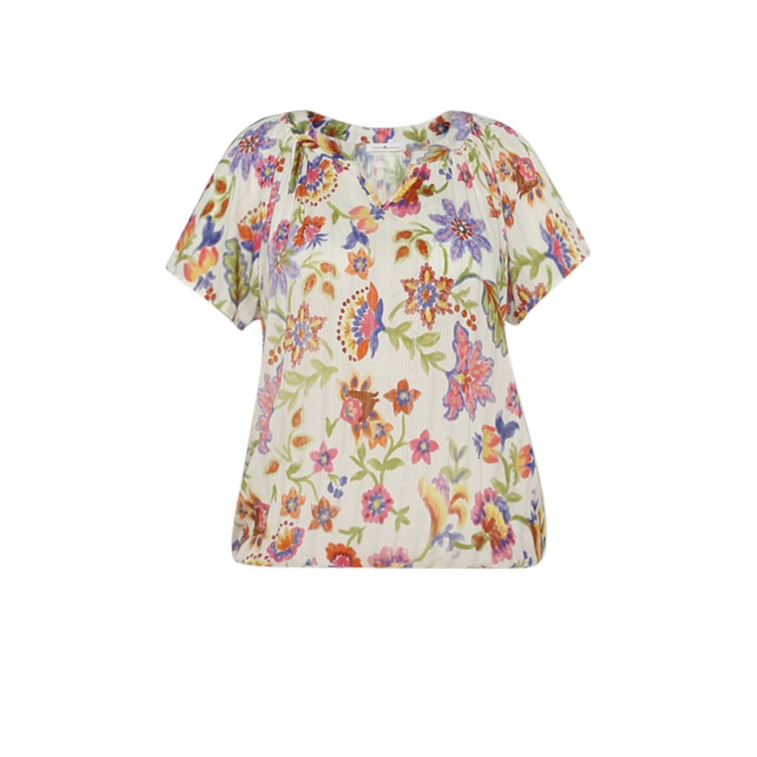 Paprika top multi met lurex