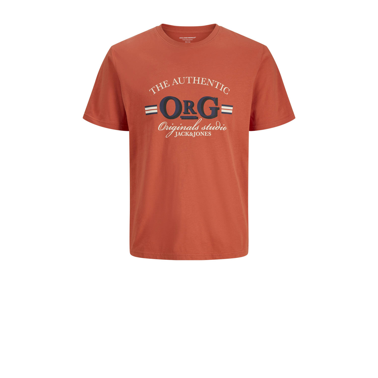 JACK & JONES ORIGINALS T-shirt brique