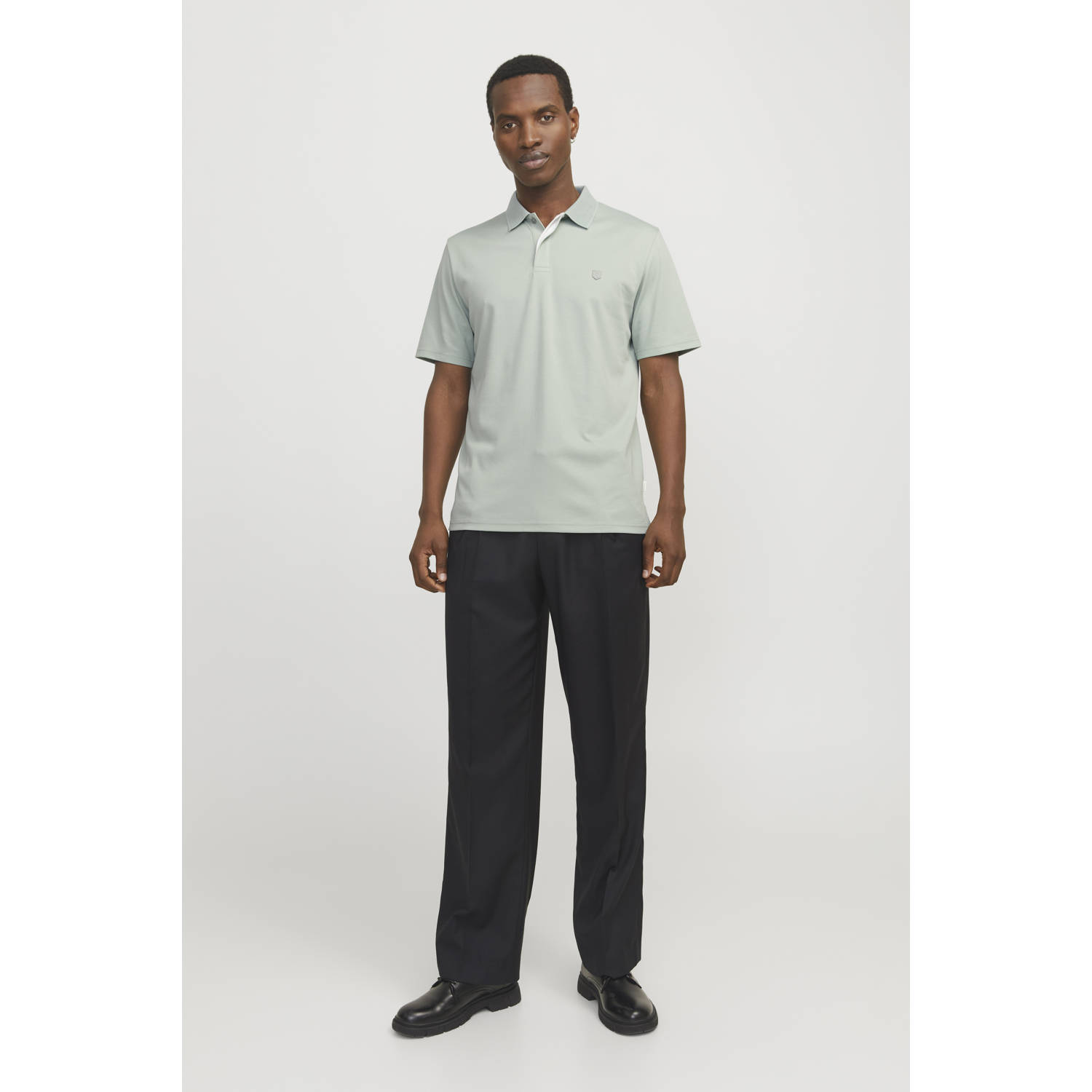 JACK & JONES PREMIUM regular polo lichtgroen