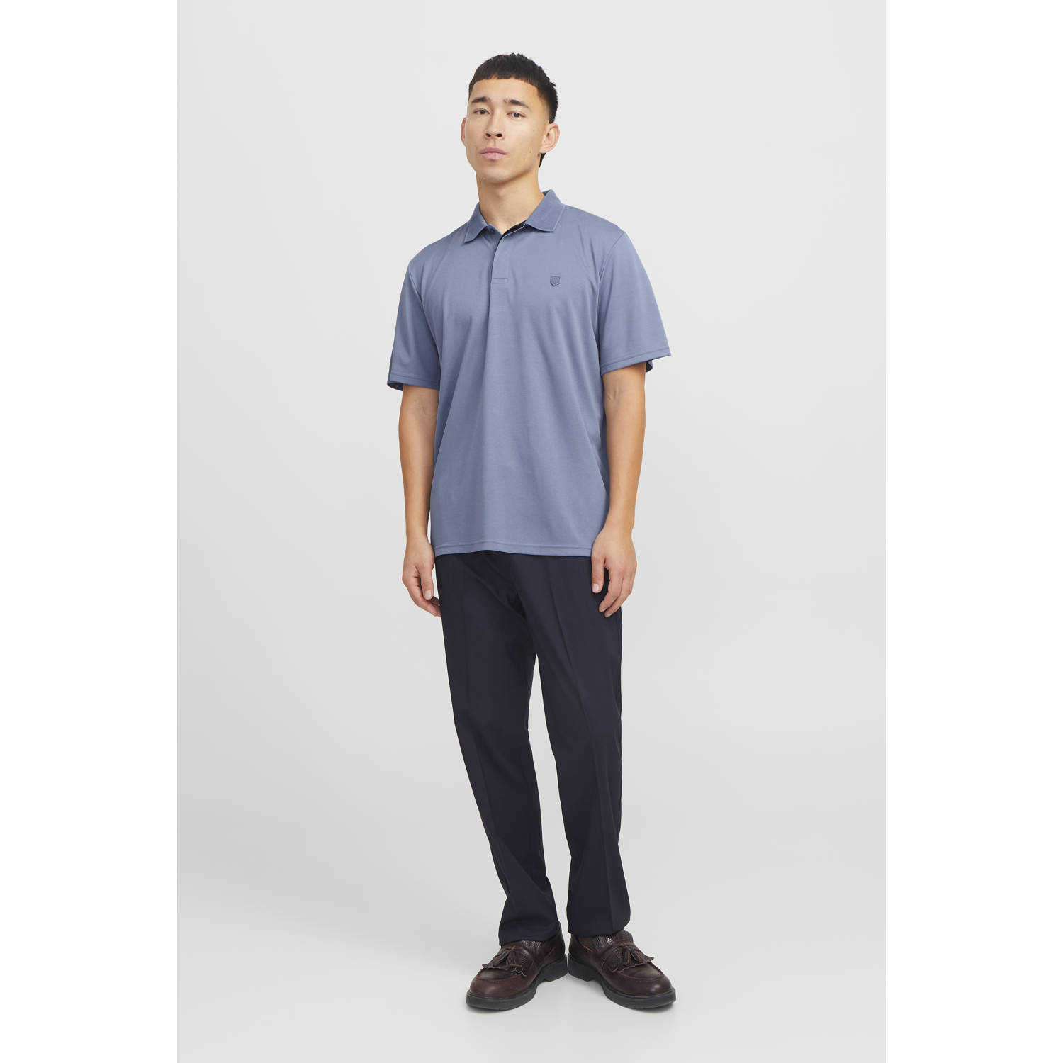 JACK & JONES PREMIUM regular polo blauw