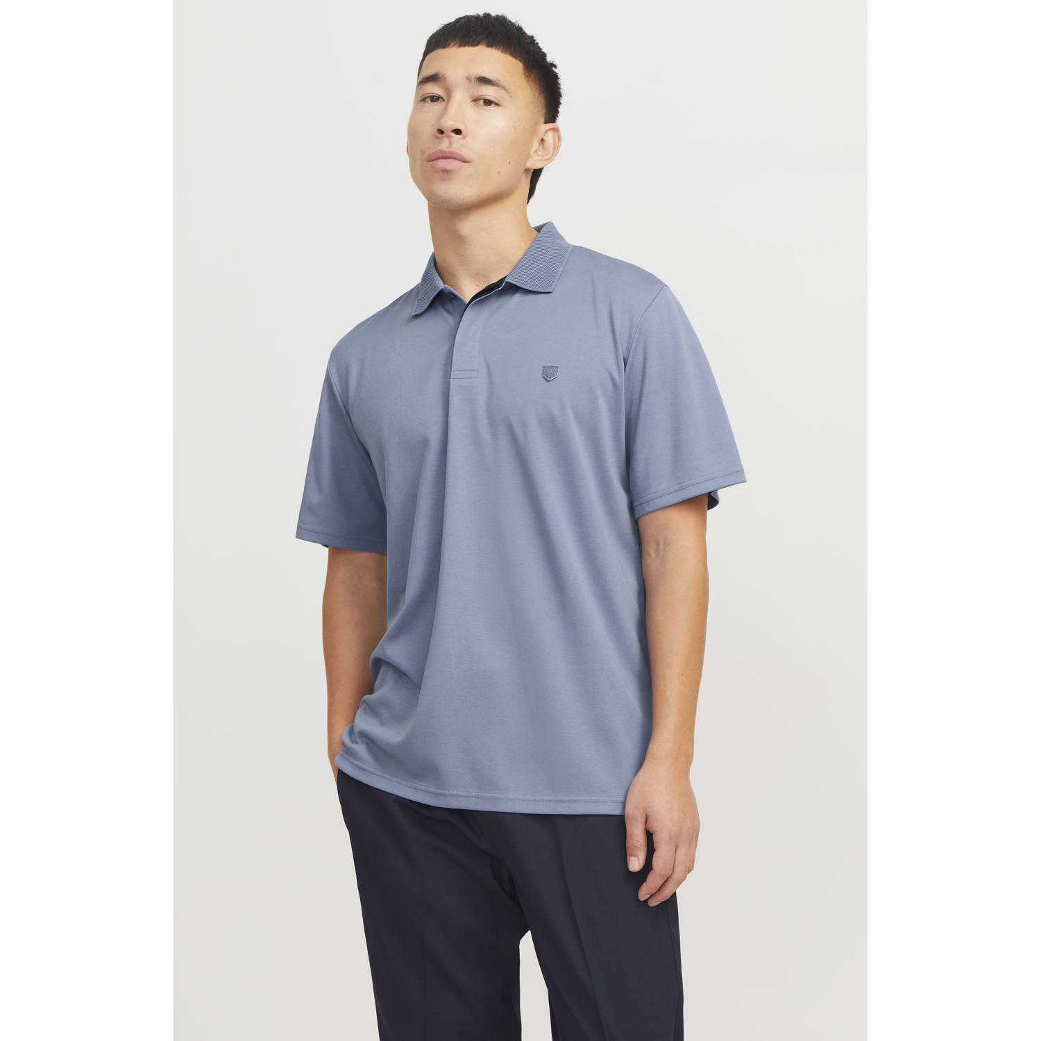 JACK & JONES PREMIUM regular polo blauw