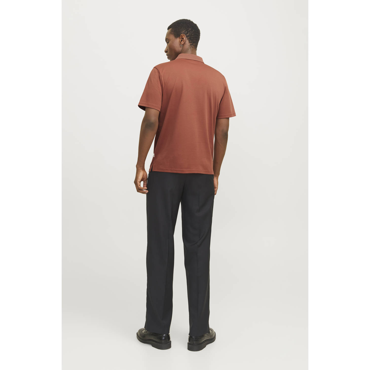 JACK & JONES PREMIUM regular polo brique