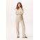 Noppies maternity flared high waist zwangerschaps flared broek ecru rib gebreid