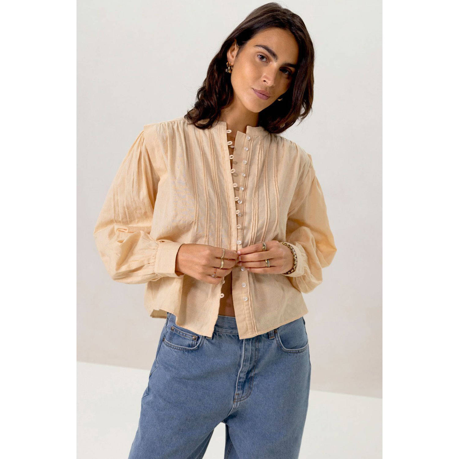 Sissy-Boy blouse lichtoranje