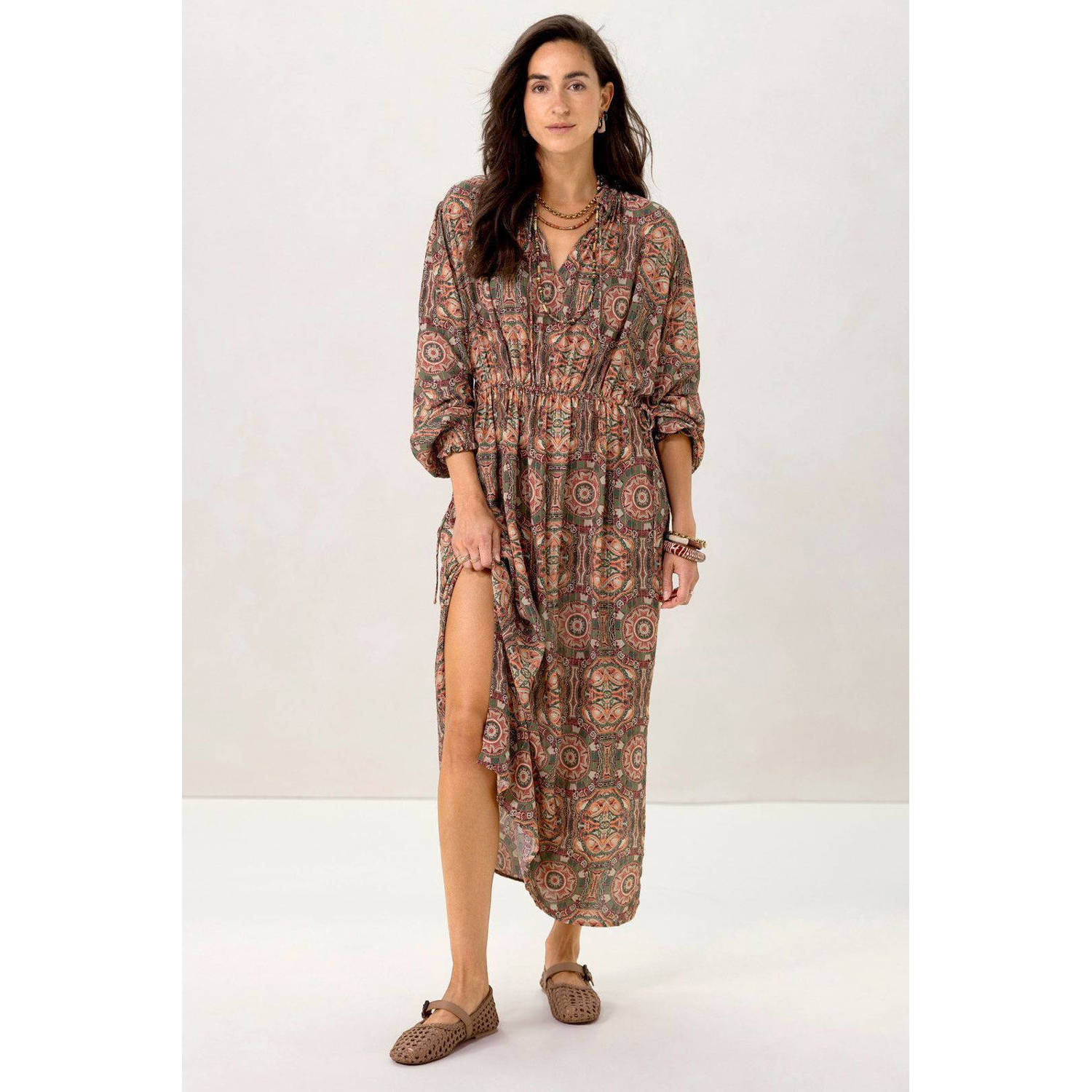 Sissy-Boy midi jurk met lurex multi