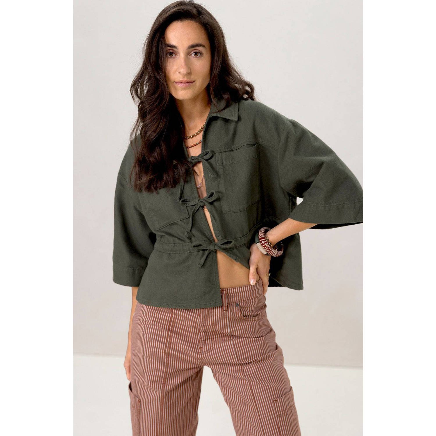 Sissy-Boy wide leg jeans bruin