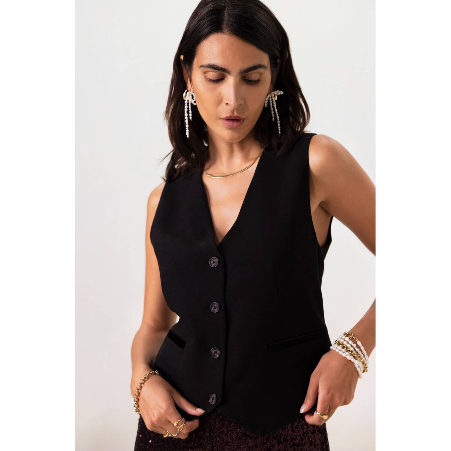 Sissy-Boy gilet zwart
