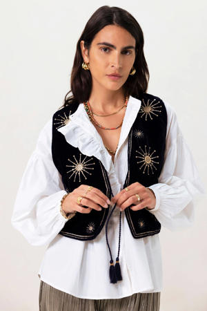 gilet donkerblauw