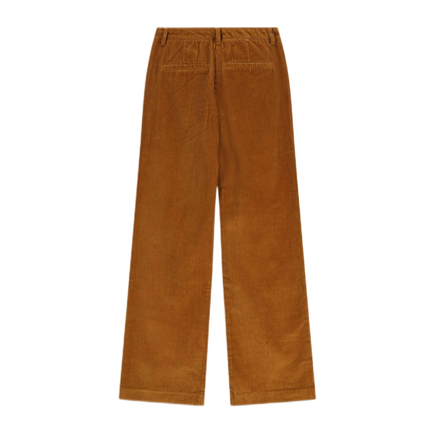Sissy-Boy corduroy wide leg regular waist broek bruin