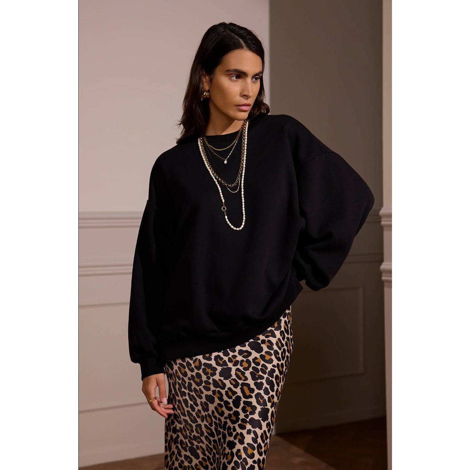 Sissy-Boy midi rok bruin