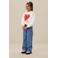 Sissy-Boy wide leg jeans medium blue denim