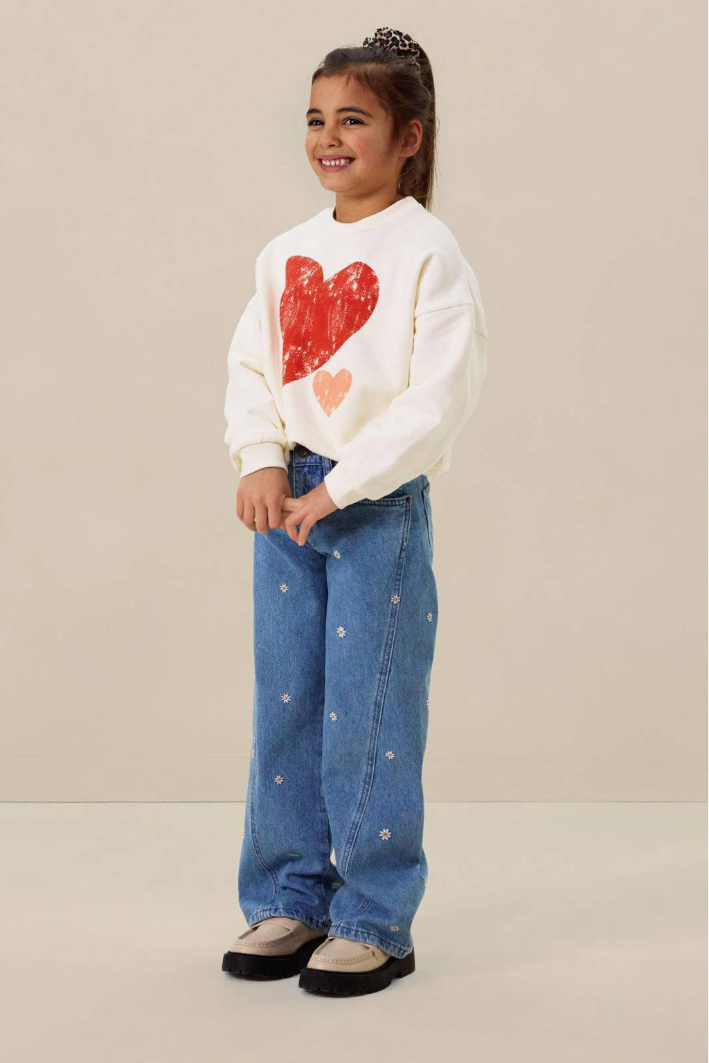 Sissy-Boy wide leg jeans medium blue denim