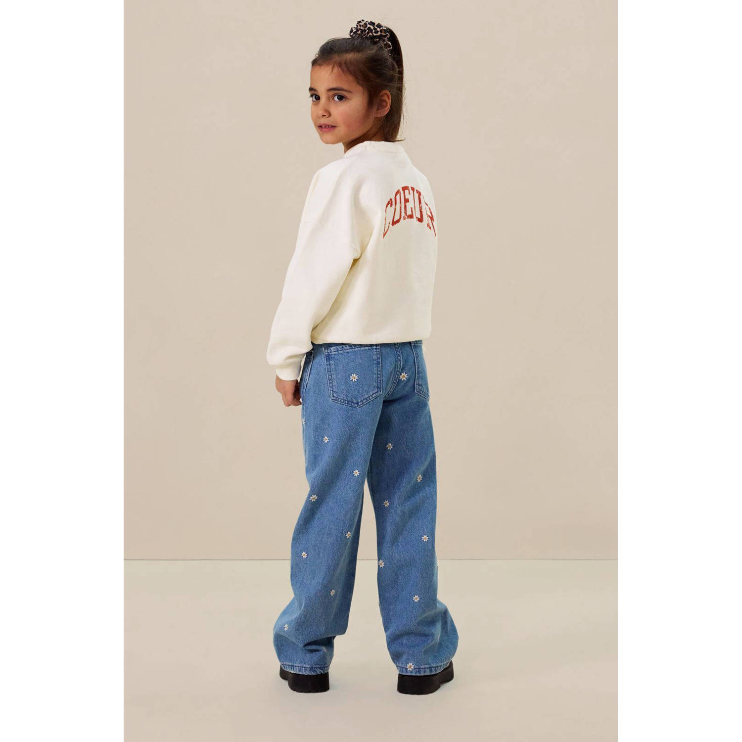 Sissy-Boy wide leg jeans medium blue denim