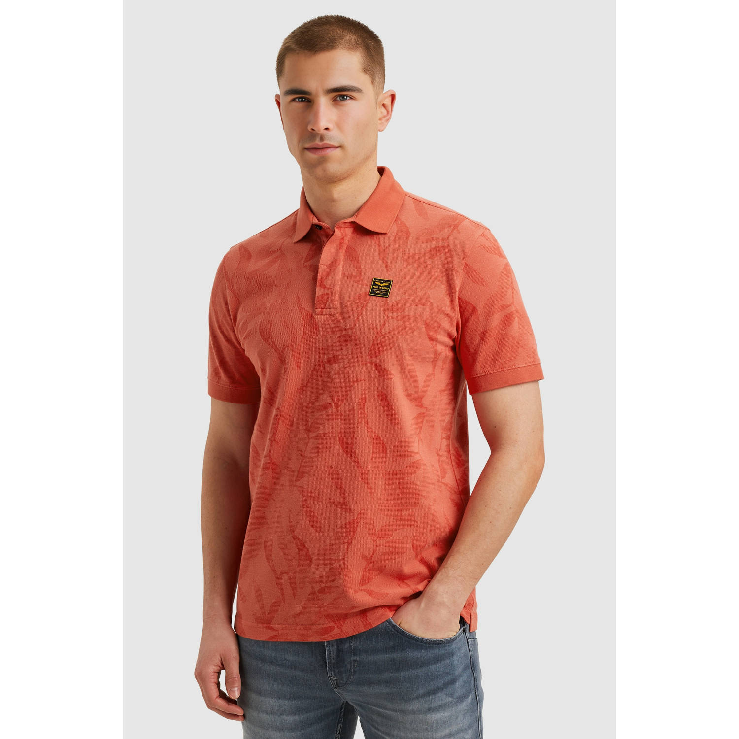Pme legend Short Sleeve Two Tone Polo Piqué