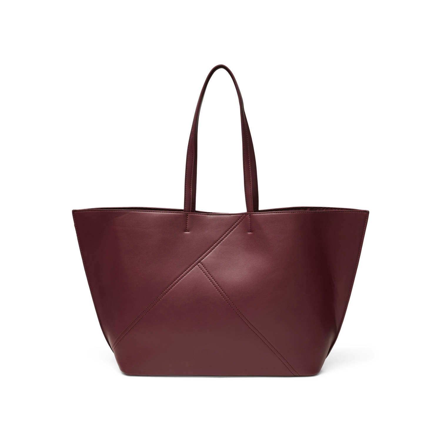 VERO MODA shopper VMALLISON donkerrood