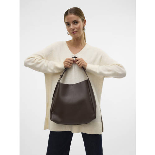 VERO MODA shopper VMLANE donkerbruin afbeelding
