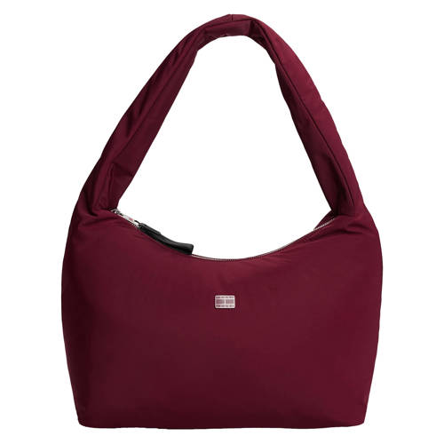 Tommy Jeans schoudertas TJW Urban Nylon bordeauxrood afbeelding