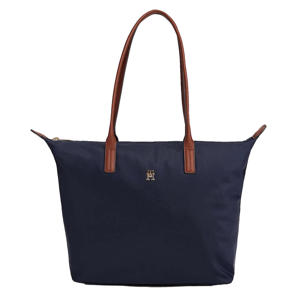 Tommy Hilfiger shopper Popette donkerblauw