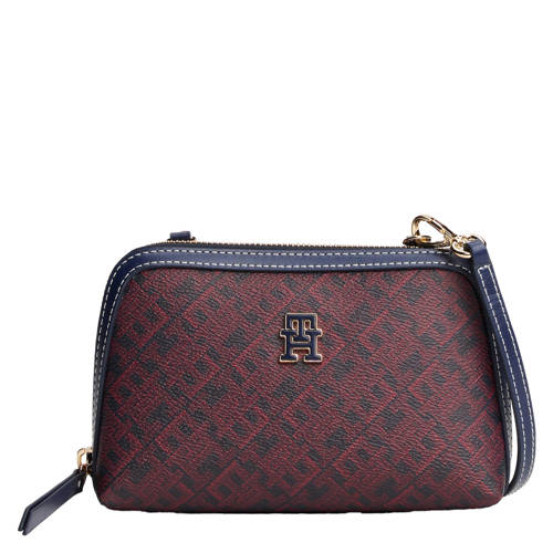 Tommy Hilfiger crossbody tas TH Monoplay donkerblauw/donkerrood afbeelding