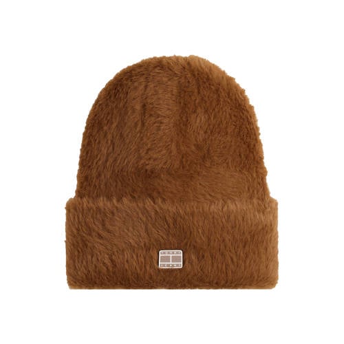 Tommy Jeans fluffy muts TJW Heritage camel afbeelding