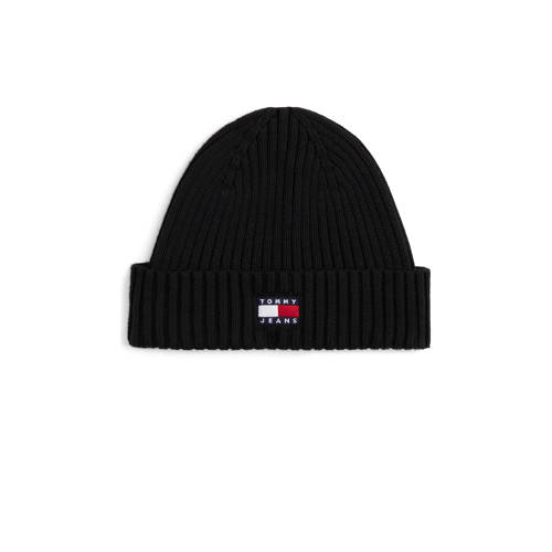 Tommy Jeans muts TJM Heritage zwart afbeelding