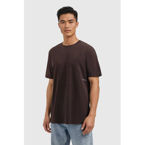 Pure Path regular T-shirt donkerbruin afbeelding