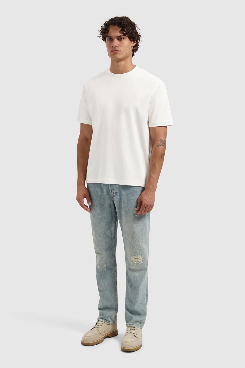 Pure Path Eric regular fit jeans blauw