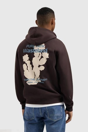 hoodie donkerbruin