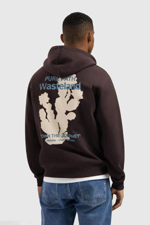 hoodie donkerbruin