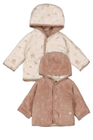 reversible tussenjas Fall Favorites lichtbruin/beige