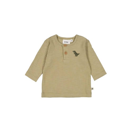 Feetje longsleeve Rawrsome olijfgroen afbeelding