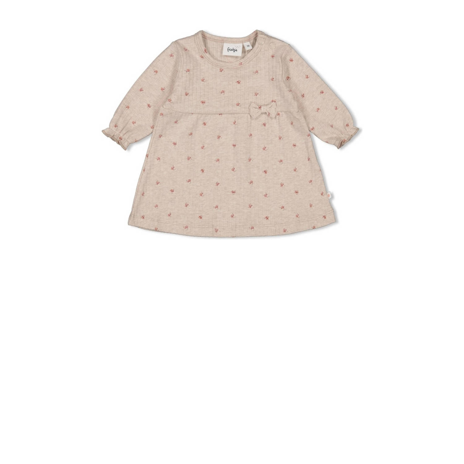 Feetje korte jurk beige
