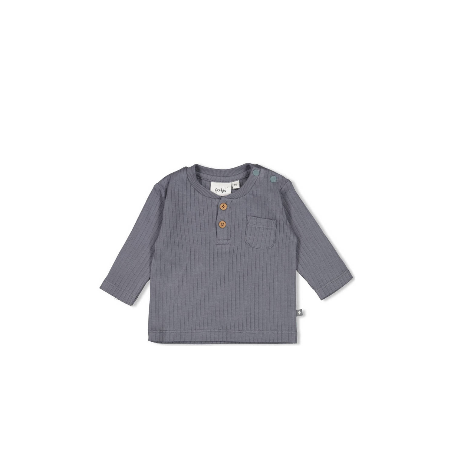 Feetje longsleeve grijsblauw