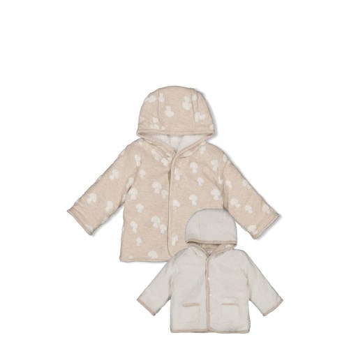 Feetje reversible teddy tussenjas Dear Autumn beige afbeelding