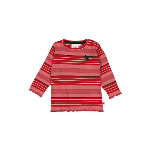 Feetje longsleeve Queen of Hearts roze/rood afbeelding