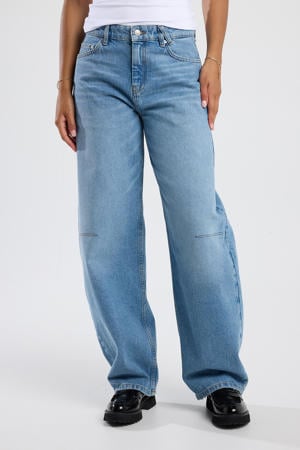 barrel jeans medium blue denim