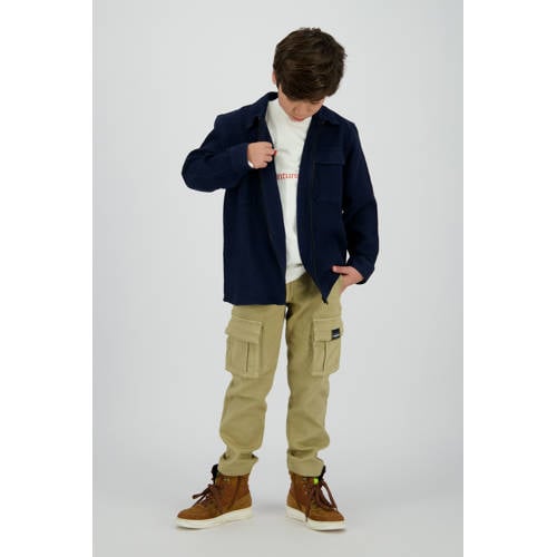 Vingino denim loose casual broek beige afbeelding