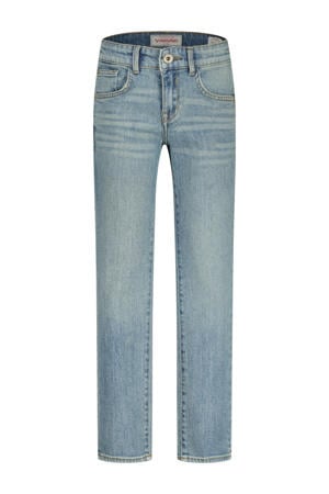 regular waist regular fit jeans light blue denim